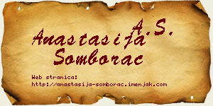 Anastasija Somborac vizit kartica